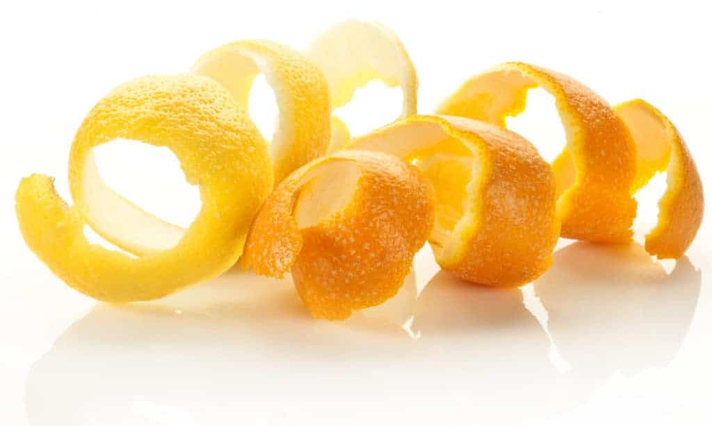 Natural cleaning can be done with citrus peel.