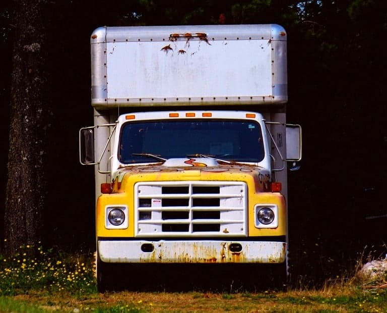 old moving truck