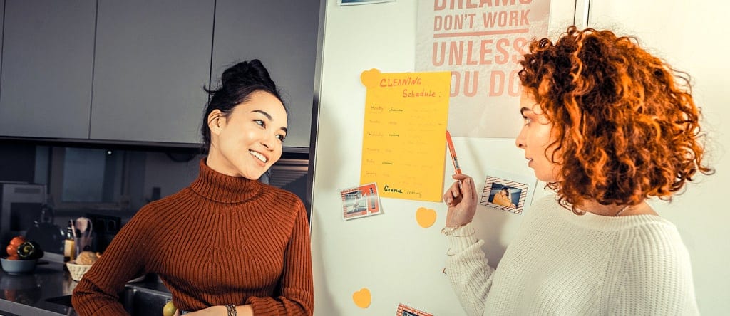 roommate cleaning schedule