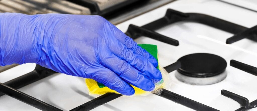 cleaning stove grates