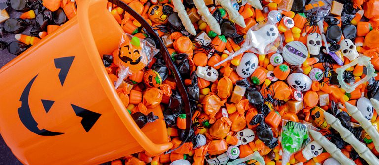 leftover Halloween candy