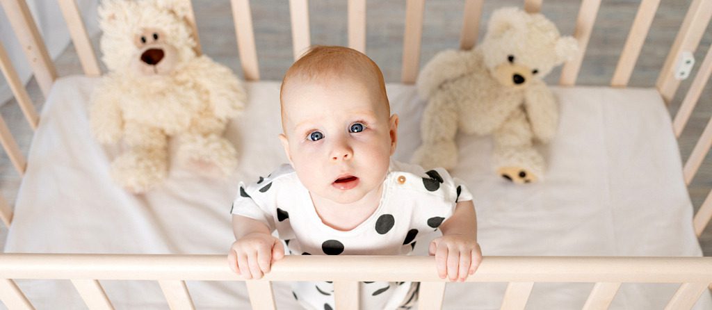 nursery in a one-bedroom apartment