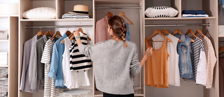 Organized closet