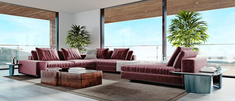Large living room