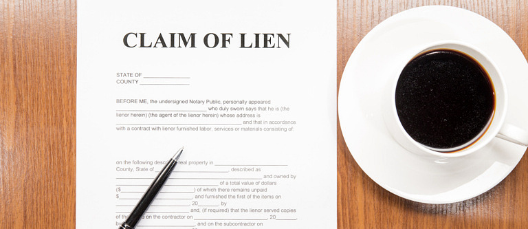 Claim of lien