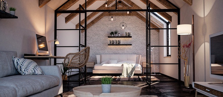 alcove studio apartment