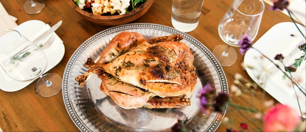 Thanksgiving turkey dinner