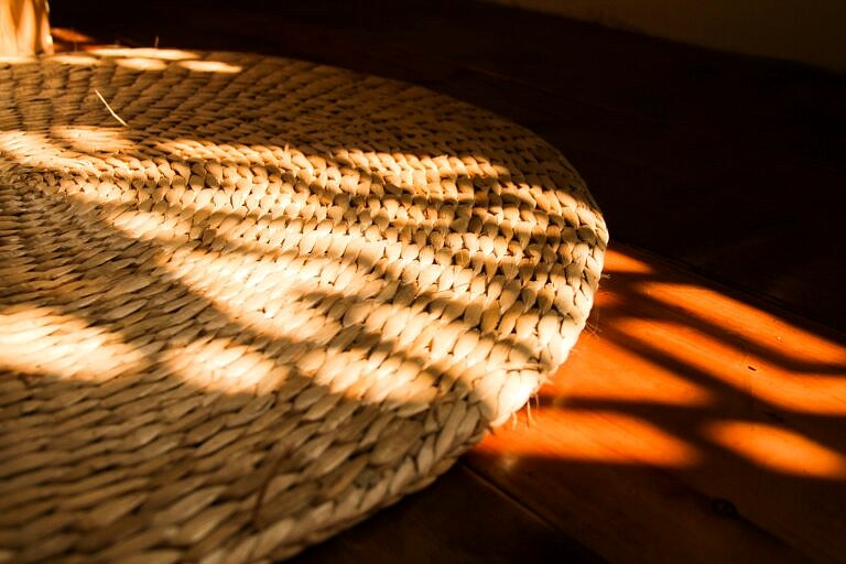 area rug in the sun